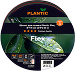 Шланг садовый Plantic Flex, диаметр 19 мм (3/4), 25 м (19001-01) шланг садовый plantic flex ø19 мм 25 м пвх