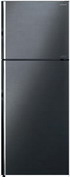 Двухкамерный холодильник Hitachi R-V 472 PU8 BBK чёрный - фото 1
