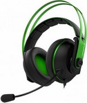 

Компьютерная гарнитура ASUS Cerberus V2 зелёные/чёрные (90YH018G-B1UA00)