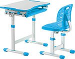 Комплект парта + стул трансформеры FunDesk Piccolino III Blue  221981