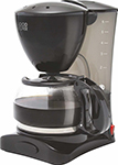 Кофеварка GoodHelper СМ-D102,черный кофеварка капельная bosch tka 6a043