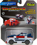 

Машинка 1 Toy Transcar Double: Патрульная машина - Автомобиль спасения, 8 см, блистер, Синий/красный