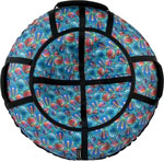 Тюбинг X-Match Люкс Pro S, Воздушные шары, 100 см (во8750-1) тюбинг x match люкс ледник 110см много ный во8417 2
