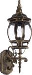 

Уличный настенный светильник Arte Lamp A1041AL-1BN черно-золотой, Прозрачный/черный/золотистый