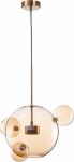 

Подвесной светодиодный светильник ST Luce Bopone (SL1133.303.01), Латунь/янтарный