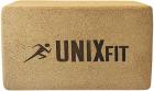 

Блок для йоги и фитнеса Unix Fit, пробковый, 22.5 х 15 х 7.5 см, 1 шт (YBU200GCR), Бежевый