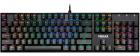 Механическая клавиатура Defender Mirax GK-352 RU, RGB, черный, синие свитчи, 104 кнопки (45352)