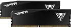 

Оперативная память Patriot Memory DDR5 64GB (2x32GB) 6000MHz Viper Black (VEU564G6028K), Черный