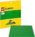 

Конструктор Lego CLASSIC Строительная пластина зеленого цвета 10700
