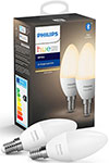 Комплект умных ламп Philips Hue 2x Single Bulb E14 2шт (929002039904)