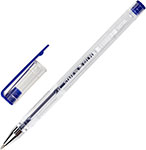 Ручка гелевая Staff Basic GP-789, синяя, комплект 50 штук, линия 0.35 мм (880415) ручка шариковая staff orange c 51 синяя комплект 50 штук линия 05 мм 880157