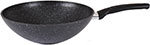 Сковорода Wok Kukmara 28 см, темный мрамор (свкмт280а) - фото 1