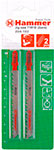 Пилка для лобзика Hammer Flex 204-102, JG WD T101D, деревопластик, 74 мм, шаг 4 мм, HCS 2 шт.