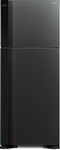 Двухкамерный холодильник Hitachi R-V 542 PU7 BBK чёрный бриллиант - фото 1