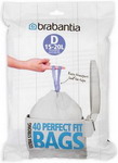 

Мешки для мусорных ведер Brabantia D 15-20л 40шт 362187