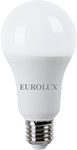 Лампа Eurolux LL-E-A70-20W-230-2, 7K-E27 (груша, 20Вт, тепл., Е27) белый