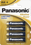 

Батарейки Panasonic щелочные AA Alkiline power в блистере 4шт (LR6REB/4BPR)