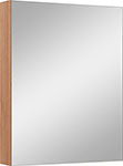Зеркальный шкаф Runo Лада 50, графит (00-00001160) зеркальный шкаф 50x65 см дуб l r runo лада 00 00001160