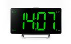 Радиобудильник Hyundai H-RCL246 черный LCD подсв:зеленая часы:цифровые FM радиобудильник harper hclk 2044 black