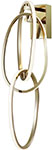 Настенный светильник Odeon Light L-VISION SPACE, золотой/акрил (4875/33WL) серьги акрил новогодние колокольчики с бантиками красно золотой в серебре