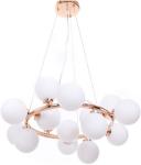 

Люстра подвесная Lumina Deco Marsiada LDP 6033-15 GD, Золото/белый