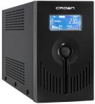 

Источник бесперебойного питания Crown Micro CMU-SP650EURO LCD USB, Черный