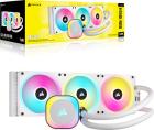 СЖО для процессоров Corsair iCUE LINK H150i RGB 360mm, White (CW-9061006-WW)