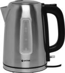

Чайник электрический Vitek VT-1137, 1.7 л, 2200 Вт, серебристый металл, Серебристый матовый