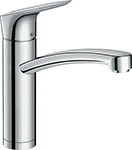 фото Кухонный смеситель hansgrohe logis 166 мм для установки у окна 71 833 000