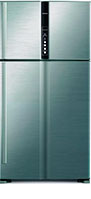 фото Двухкамерный холодильник hitachi r-v 722 pu1x bsl серебристый бриллиант