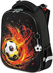 Ранец Brauberg PREMIUM, 2 отделения, с брелком, ''Fireball'', 38х29х16 см, 270598