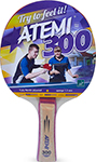 Ракетка для настольного тенниса Atemi 300 CV сетка для настольного тенниса atemi atn100 с креплением автомат нейлон