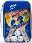 Набор для настольного тенниса Atemi Hobby SM мяч для настольного тенниса boshika championship d 40 мм 2 звезды