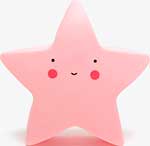 Ночник детский  Lats звезда розовая