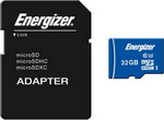 

Карта памяти Energizer 32 GB MicroSDHC class 10 UHS-I U3 Ultimate с адаптером
