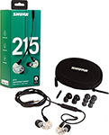 

Вставные наушники Shure SE 215-CL-UNI-EFS прозрачный