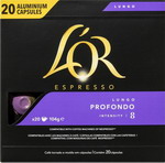 Кофе капсульный L’OR Espresso Lungo Profondo 20шт кофе капсульный jacobs espresso 7 classico