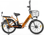 Велосипед Green City e-ALFA Fat коричневый-2162  022302-2162