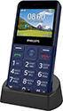 Мобильный телефон Philips Xenium E207 синий мобильный телефон panasonic kx tu150ru синий