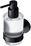 Стеклянный диспенсер для жидкого мыла с настенным держателем AM.PM X-Joy A85A36922, черный