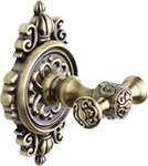 Крючок для ванной комнаты Bronze de Luxe ROYAL, бронза (R25203) кольцо для полотенец bronze de luxe royal бронза r25004