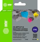 

Картридж струйный Cactus CS-EPT2714 27XL желтый (17мл) для Epson WorkForce WF-3620/3640/7110/7210
