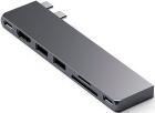 

Хаб USB Satechi USB-C Pro Hub Slim Adapter, серебристый (ST-HUCPHSS)