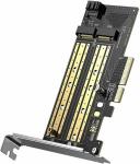 Плата расширения Ugreen CM302 (70504) M.2 M-Key+M.2 B-Key to PCI-E 3.0, Expansion Card, черный