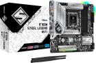 

Материнская плата Asrock B760M STEEL LEGEND WIFI (LGA1700, mATX), Черный/серый