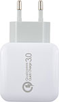 Сетевое зарядное устройство Red Line Tech USB QC 3.0 (модель NQC-4)  белый - фото 1