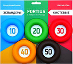 Набор кистевых эспандеров Fortius 5 шт. 10-50 кг подложка (H180701-1020304050SET)