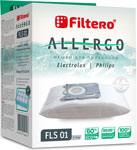 

Пылесборники Filtero FLS 01 S-bag Allergo 4 шт. + моторный фильтр и микрофильтр