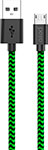 Дата-кабель Pero DC-04 micro-USB 2А 1м Green-black