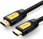 фото Кабель ugreen hdmi, желтый/черный, 2 м (10129)